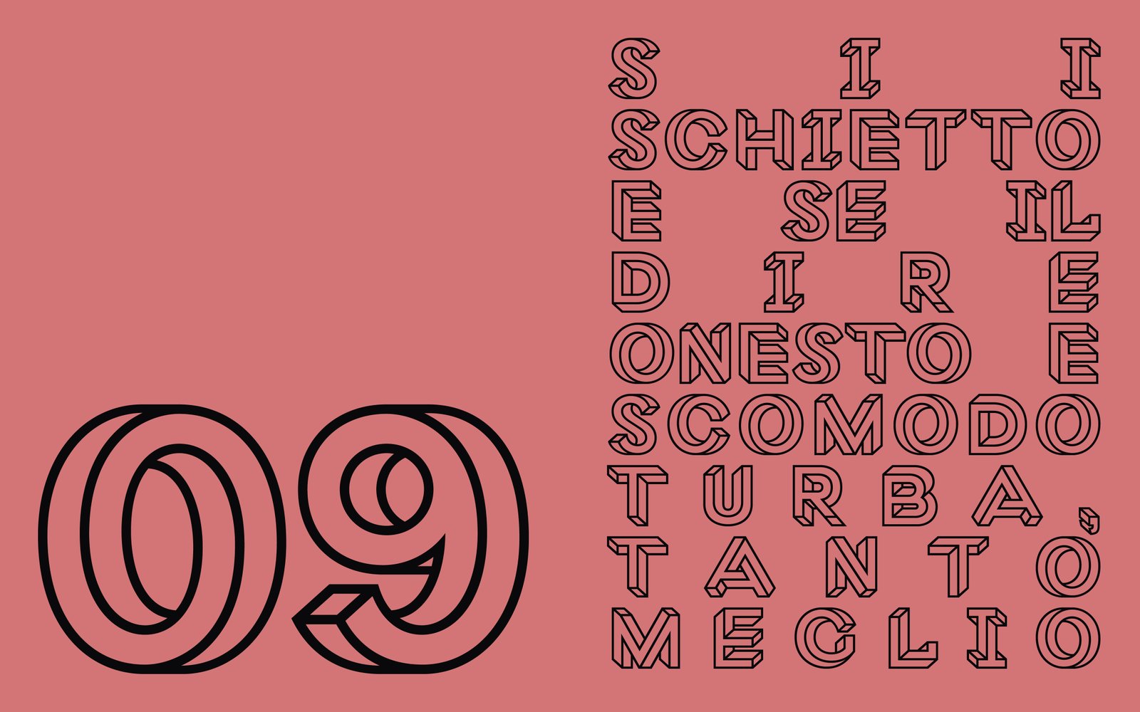 Divino Design comandamento 9 - typography design manifesto freelance