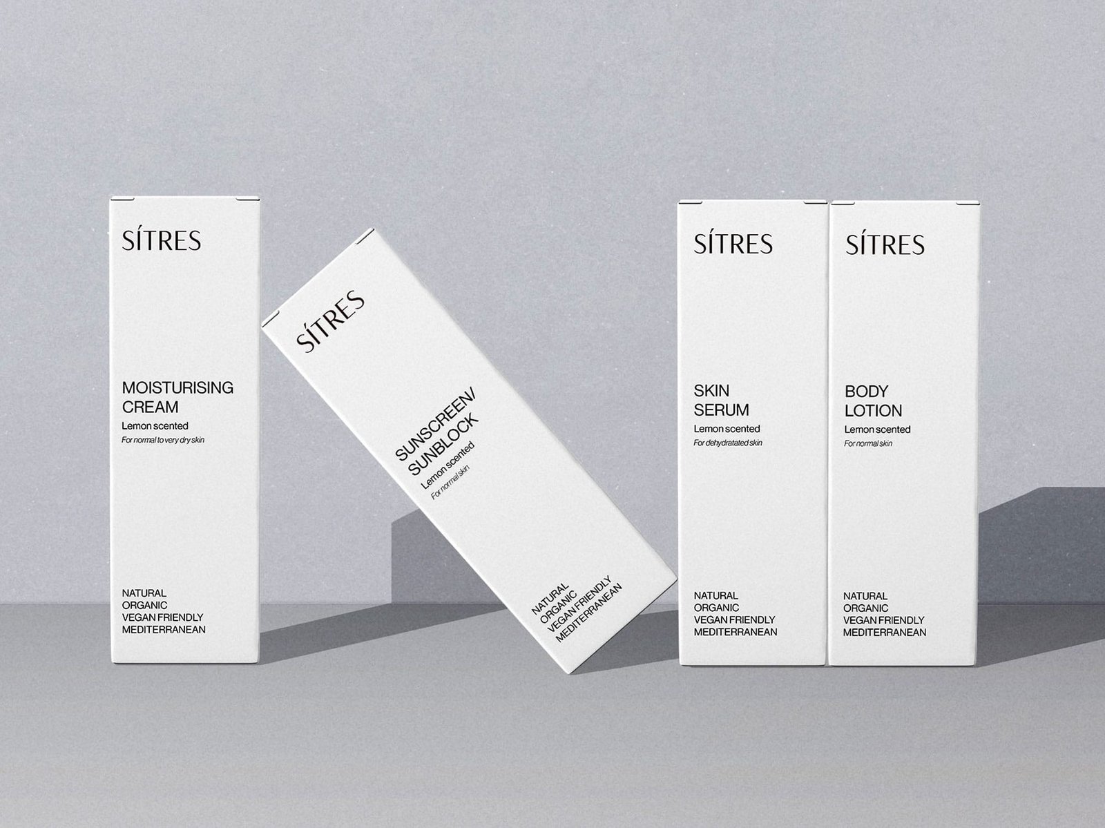 Packaging mockup Sitres - prodotti skincare